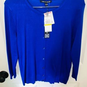 NWT Cable & Gauge Cardigan 💙